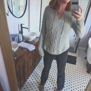 Jeanne Pierre Grey sweater